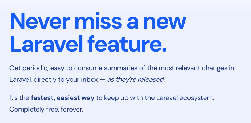 New In Laravel