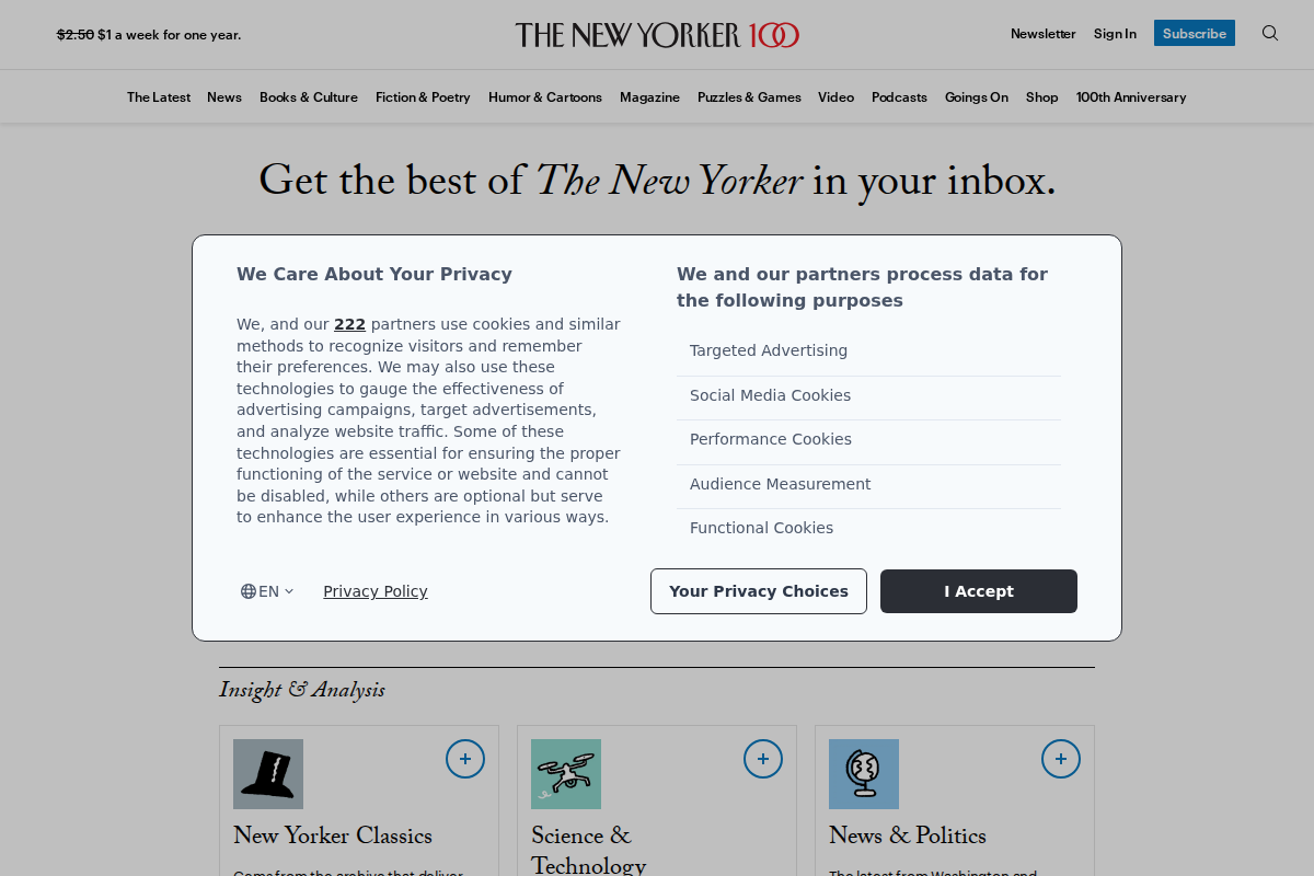 The New Yorker Culture