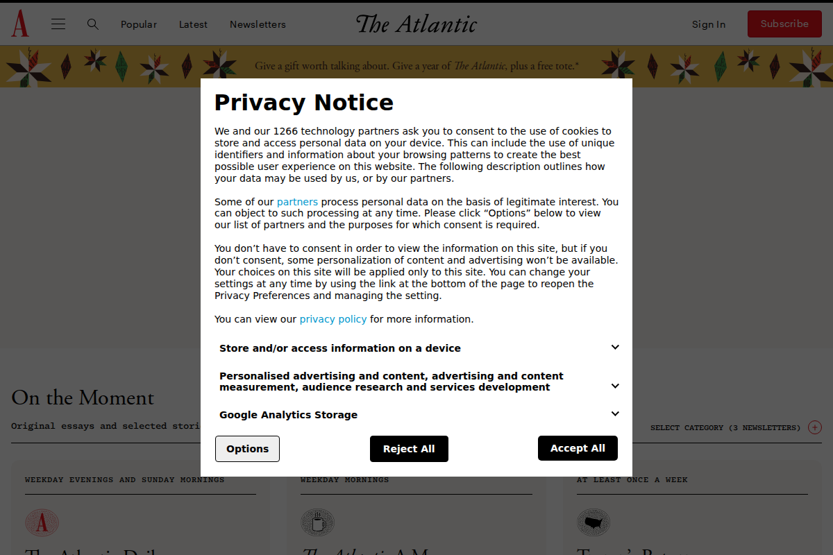 The Atlantic Politics