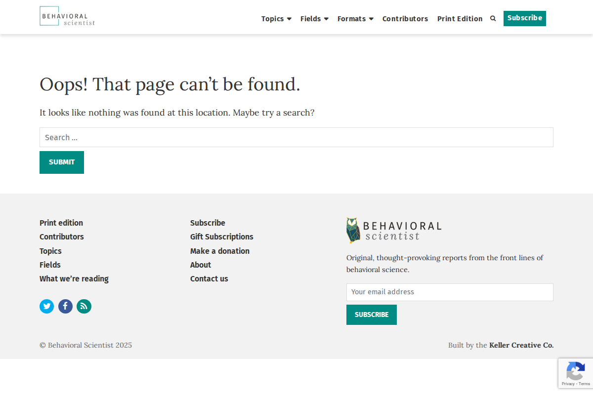 Behavioral Scientist