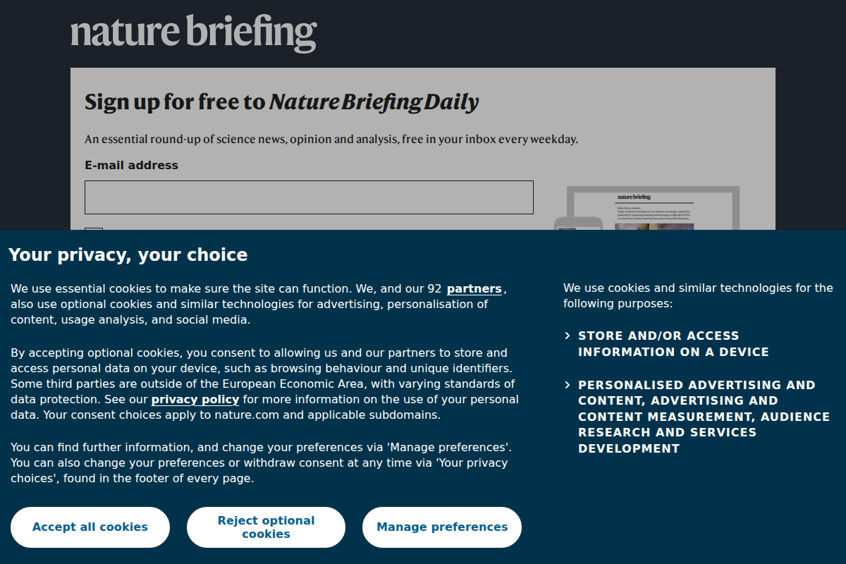 Nature Briefing
