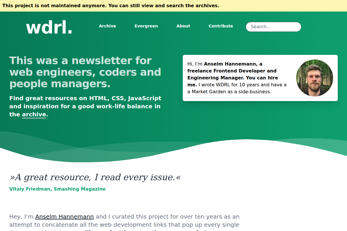 Web Development Reading List