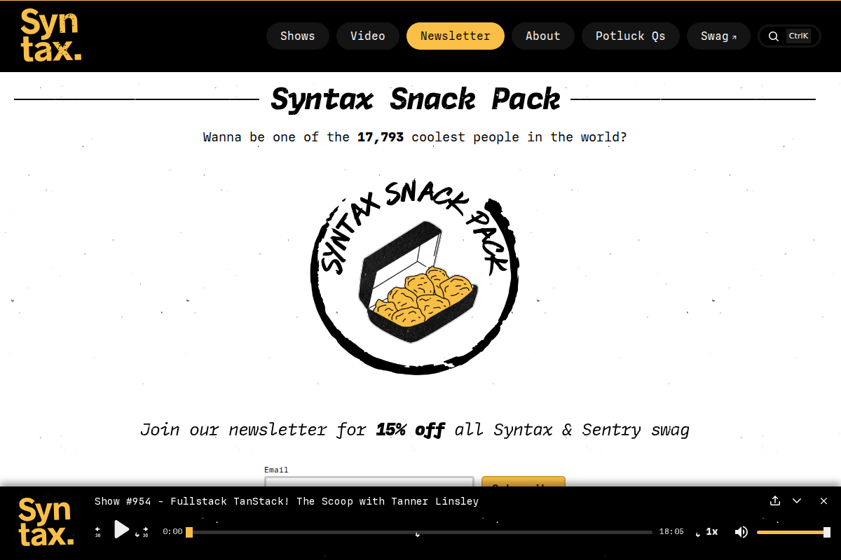 Syntax Snack Pack