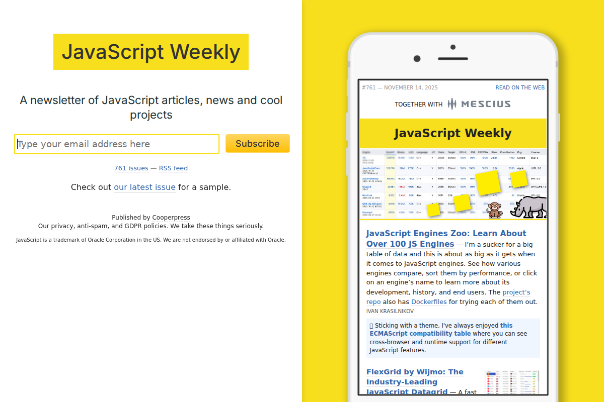 JavaScript Weekly