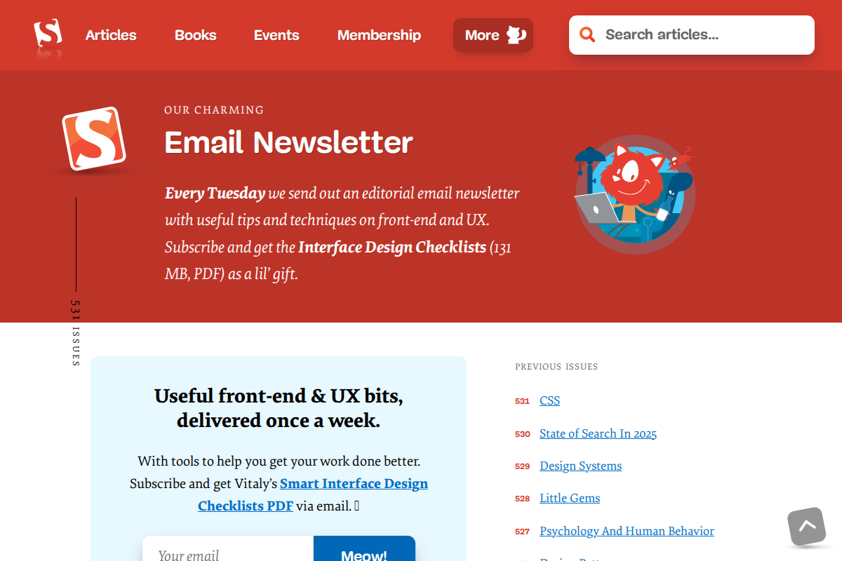 The Smashing Email Newsletter