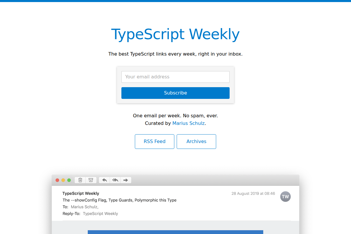 TypeScript Weekly
