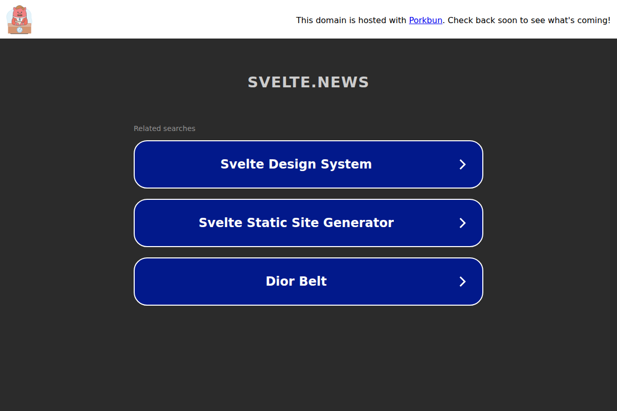 Svelte News Weekly