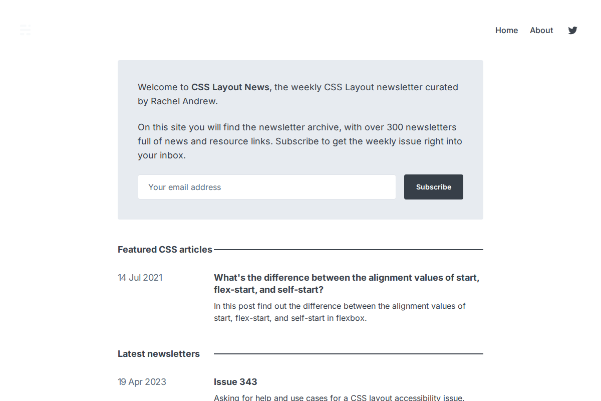 CSS Layout News