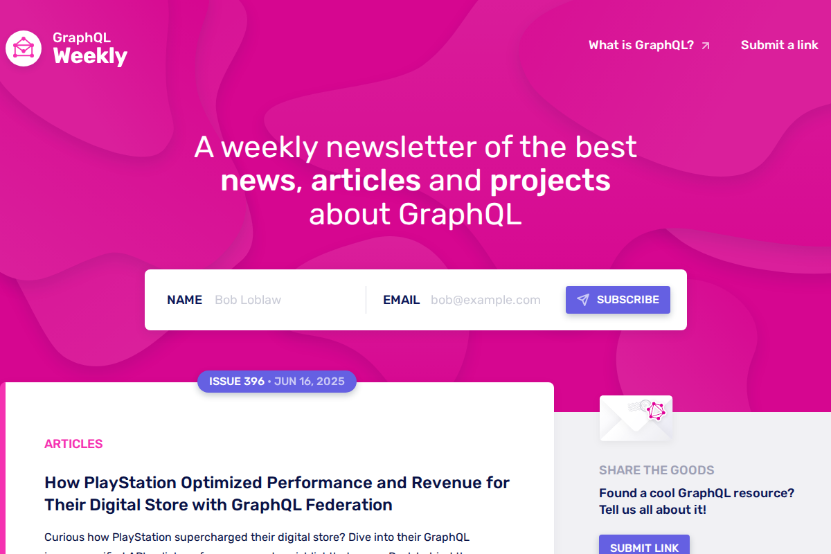 GraphQL Weekly