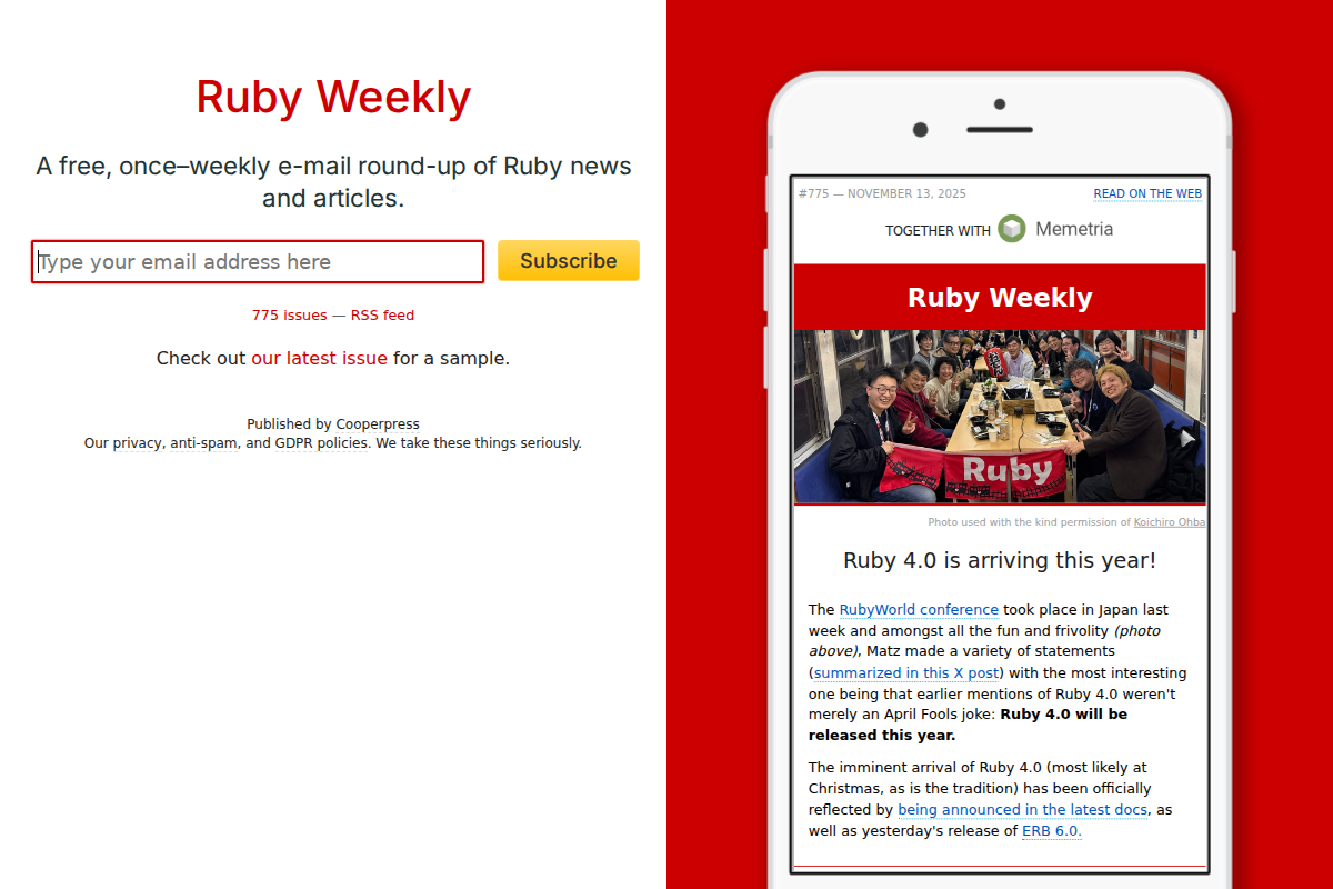 Ruby Weekly