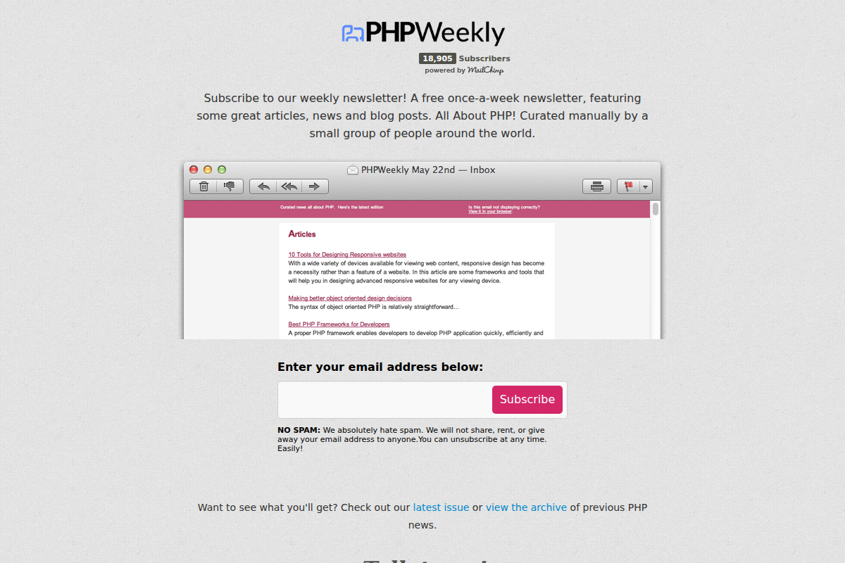 PHP Weekly