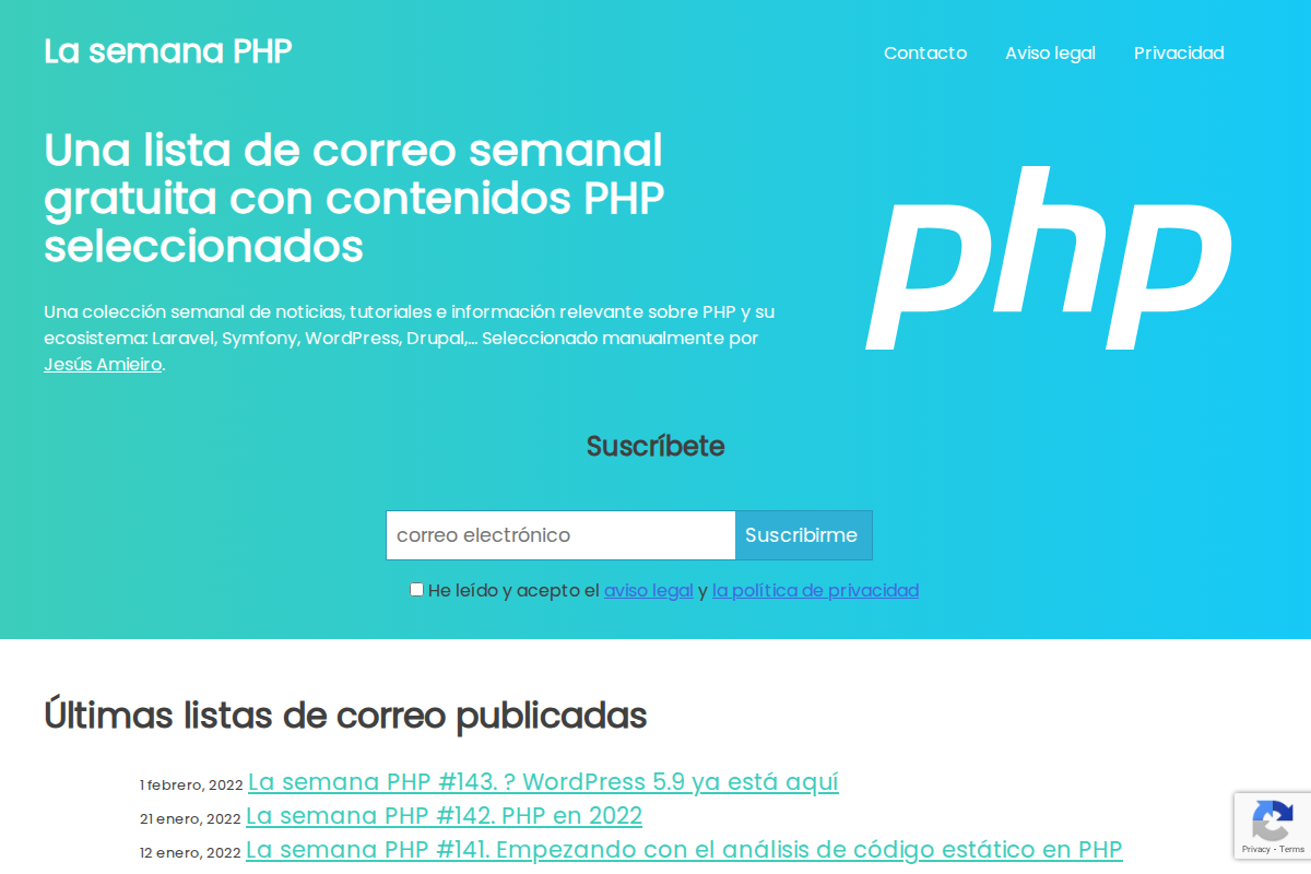 La semana PHP