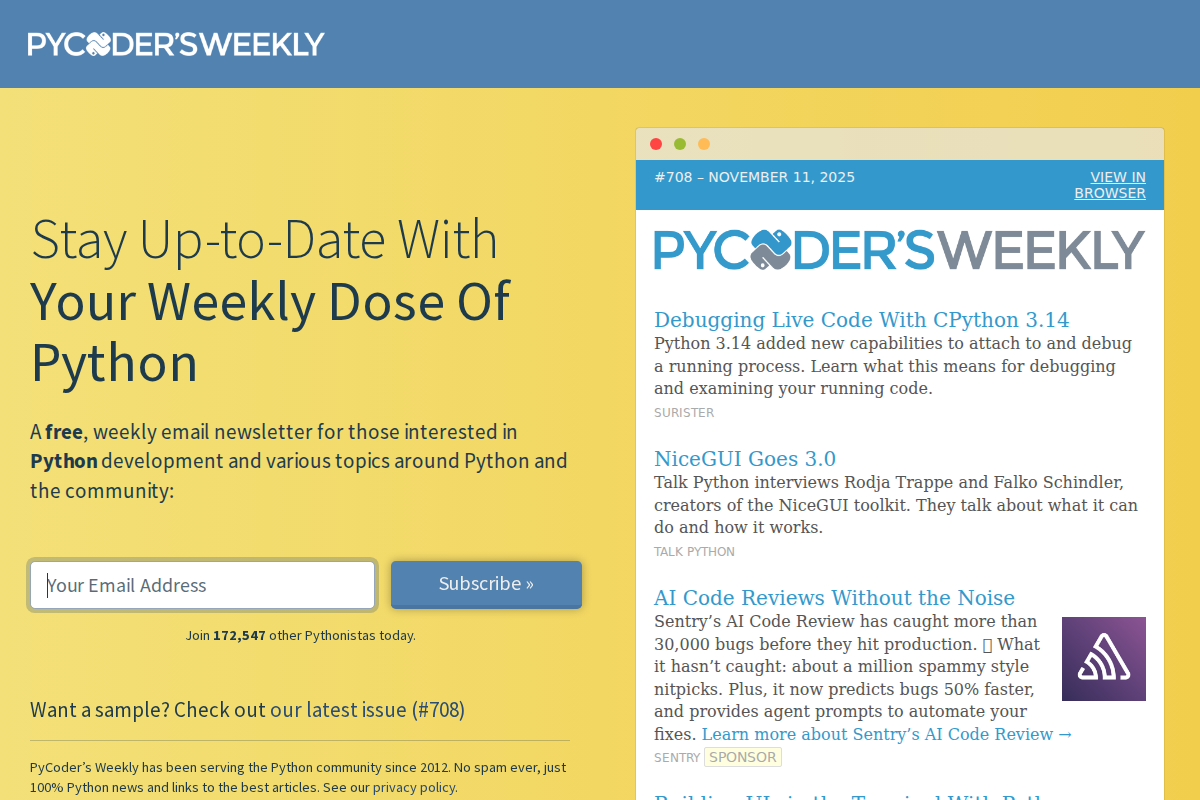 PyCoder's Weekly