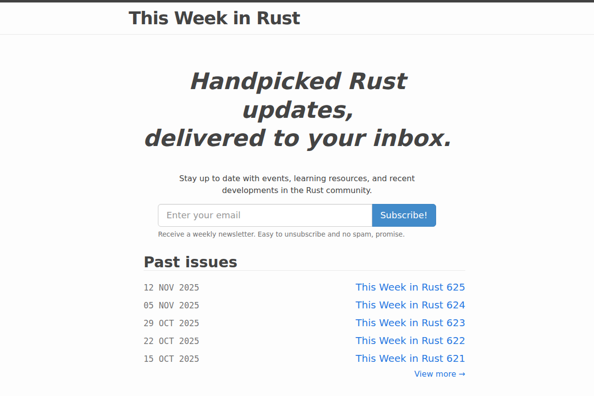 This Week in Rust