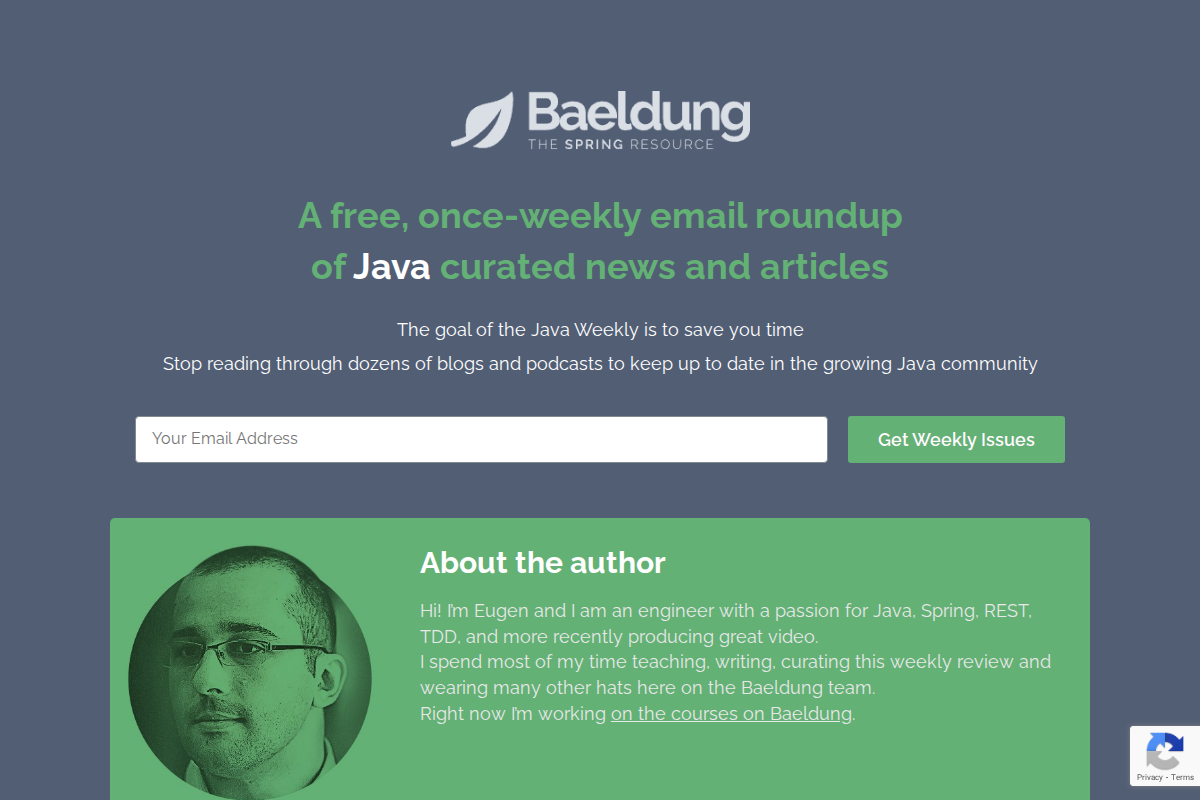Baeldung Weekly Review