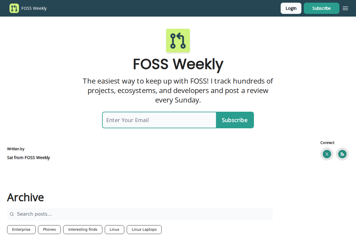 FOSS Weekly