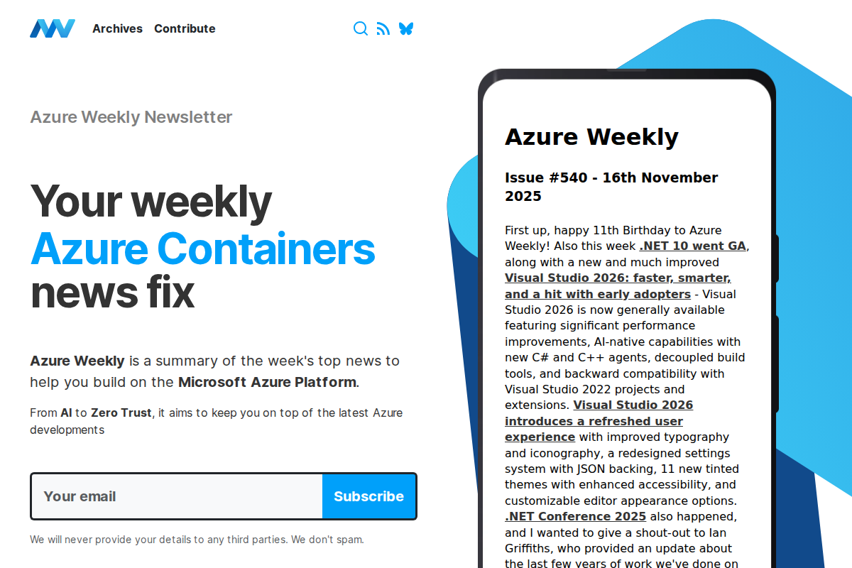 Your weekly Azure news fix