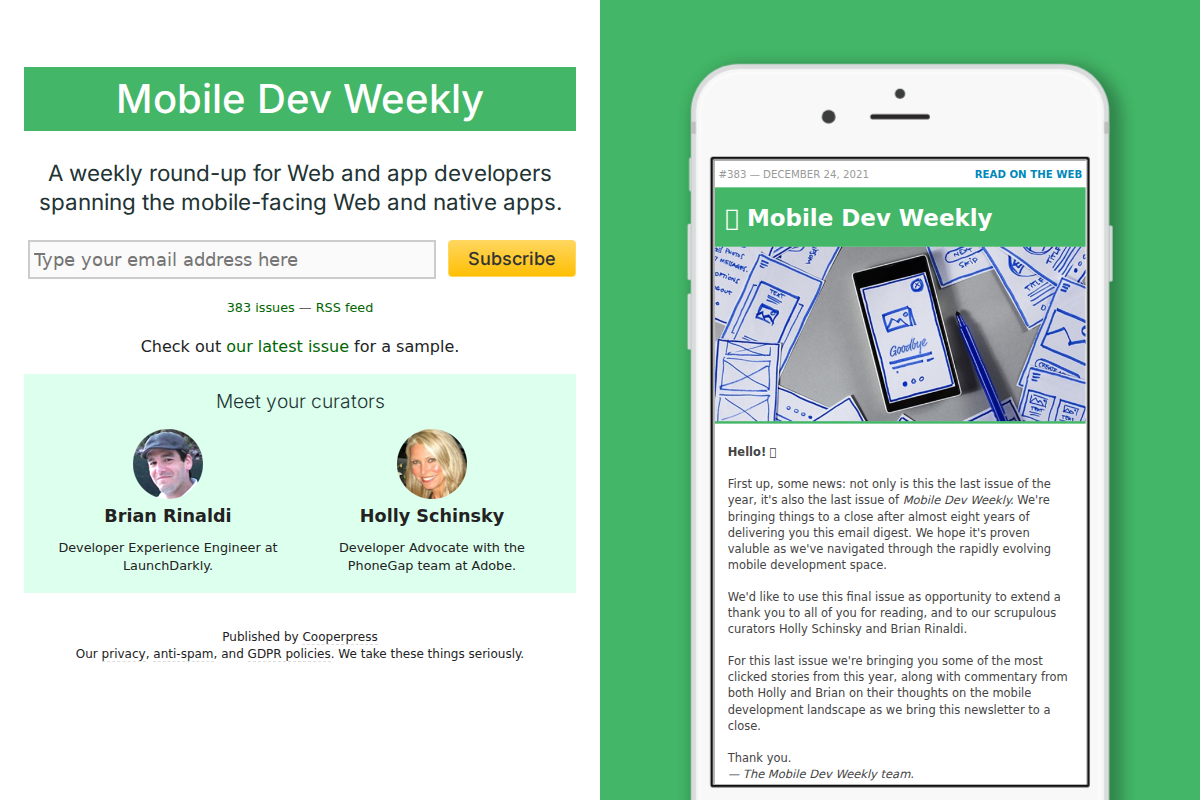 Mobile Web Weekly
