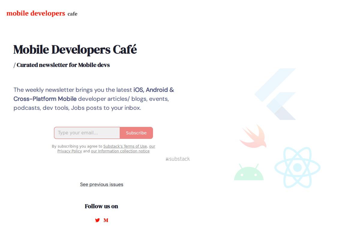 Mobile Developers Cafe