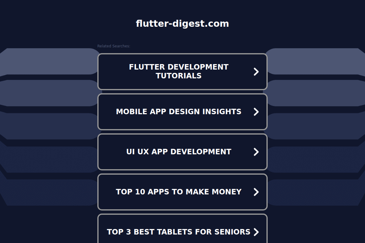 Flutter Digest