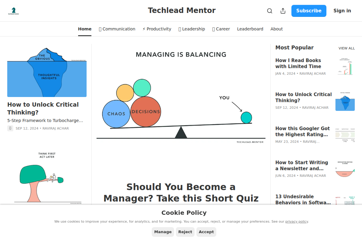 Techlead Mentor
