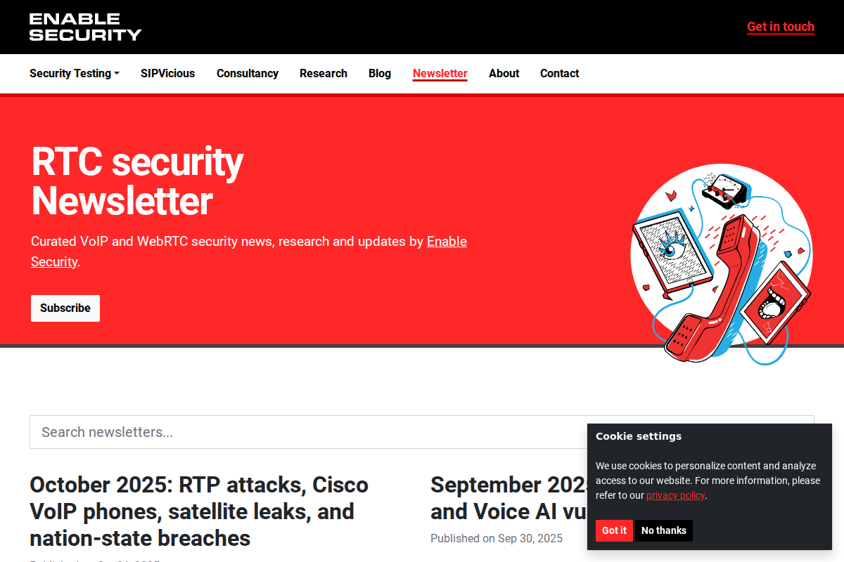 RTC Security Newsletter